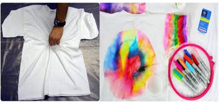 Learn to tie-dye a t-shirt (Project) - FunToyWorld.com